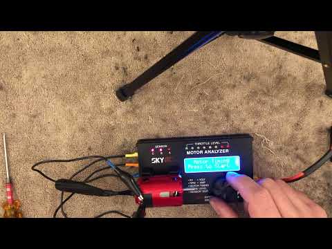 Turnigy TrackStar 21.5T motor basic data Kv data vs. Team Powers USGT motor