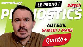 emission video des courses turf pmu du Samedi 7 mars 2026