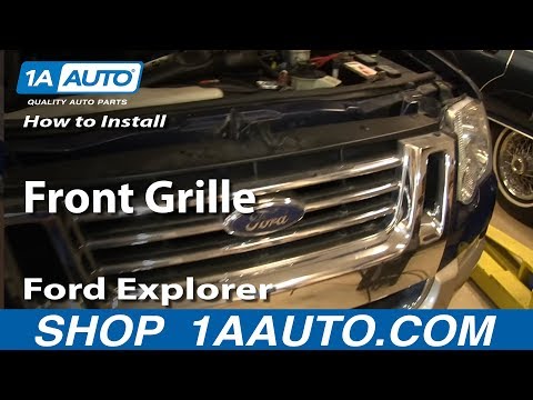 How to Replace Front Grille 06-10 Ford Explorer and Sport Trac