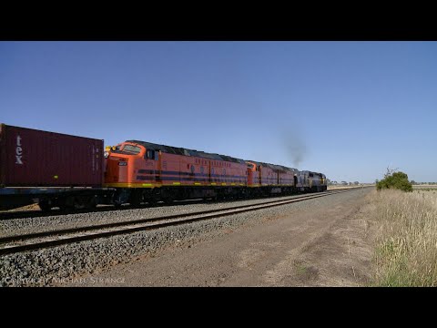 9721V Dooen Container Train With C501 + T357 + CLF4 + CLF2  & Loud Train Horns (20/1/2021) - PoathTV