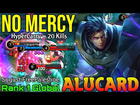 No Mercy Alucard 83% Win Rate - Top 1 Global Alucard by Sugust FreePalestine - Mobile Legends