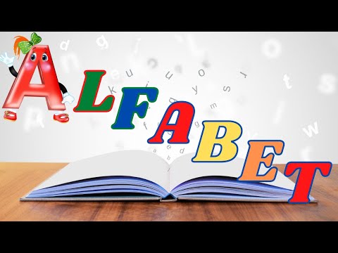 Alfabet polski.  Nauka alfabetu dla dzieci.