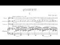 Walter Rabl Quartet For Piano Violin Clarinet And Cello