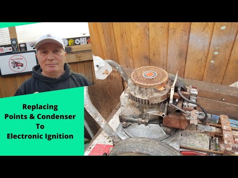 How to Replace Points and Condenser to a Electronic Ignition Coil on a Small Engine