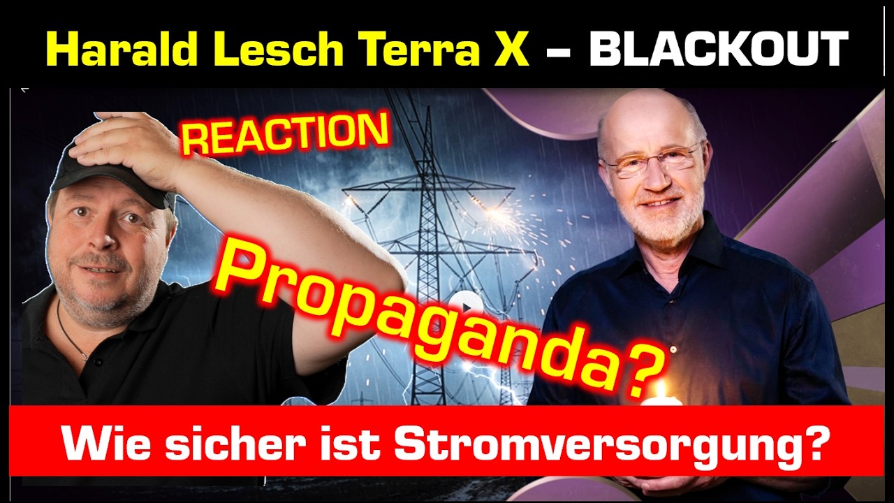 Harald Lesch - Blackout - wie sicher ist Stromversorgung? -   Reaction Terra X