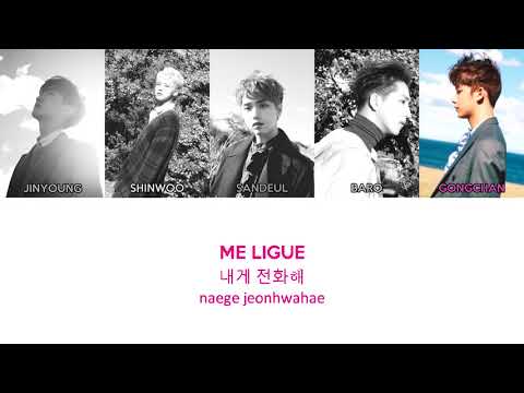 B1A4 - Call me (내게 전화해) (color coded PT-BR/ROM/HAN)