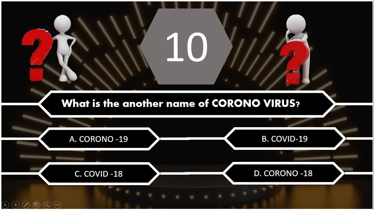 How to create Quiz game show in powerpoint - 4 click Animation & with timer | Slide Master