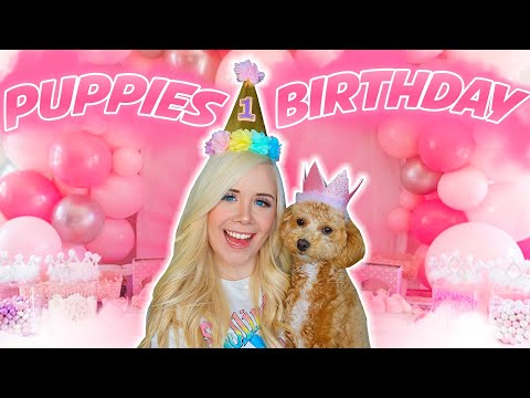 THROWING MY PUPPY AN EPIC BIRTHDAY PARTY!
