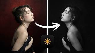 Fine Art Black & White Portrait Edit in Luminar NEO