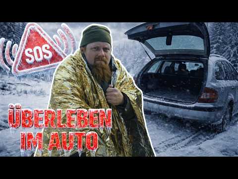Wie ÜBERLEBEN wir diese Nacht? ☠️ SURVIVAL im eigenen Auto 🚗 🚨