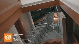 Ecco Concertina Loft Ladder Demonstration