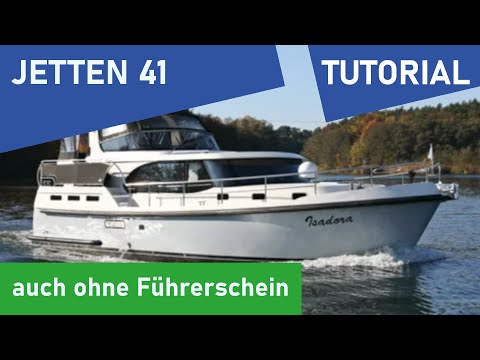 Hausboot mieten 2022: Jetten 41 - Check-in und Tutorial (auch ohne Bootsführerschein)