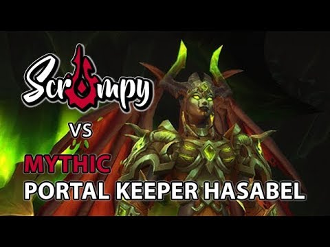 Mythic Portal Keeper Hasabel | Tank PoV: Blood Death Knight  (World of Warcraft)