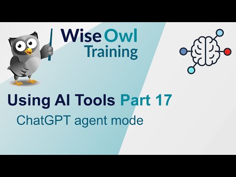 Using AI tools part 17 ChatGPT agent mode