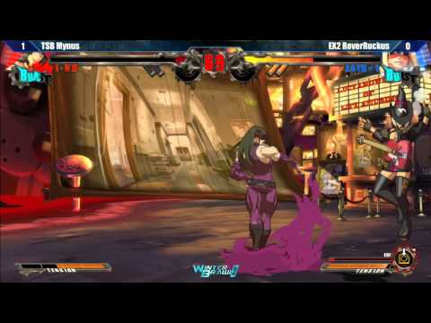 Winter Brawl 9 - GGXRD - Top 8 - TSB Mynus (I-No) vs EX2 RoverRuckus (Zato-1)