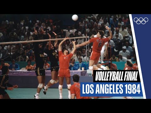 🇧🇷 🆚 🇺🇸 FULL Men's Volleyball Final at Los Angeles 1984