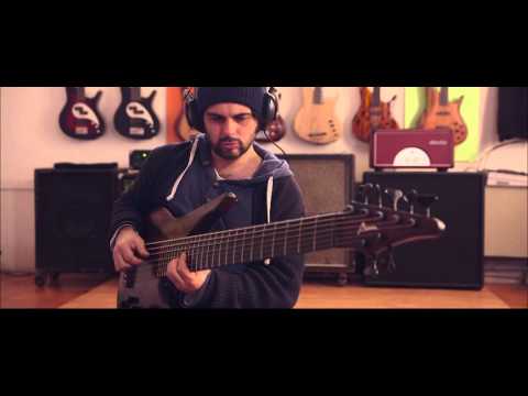 Daniele Camarda - Manne Woody 7 strings bass #3 with laptop