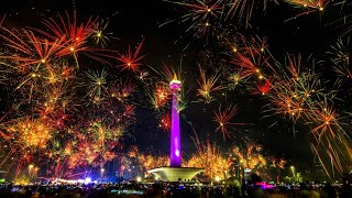 Download lagu PESTA KEMBANG API TAHUN BARU 2025 DI MONAS, KEMBANG api termegah, Happy news year 2024, HUT RI mp3