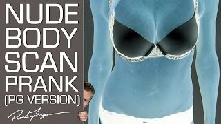 🙀 Nude TSA Body Scan Prank 👀