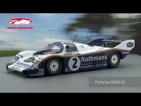 WERK83 1:18 Porsche 956K #2 勝者 1000km Sandown Park 1984 Bellof