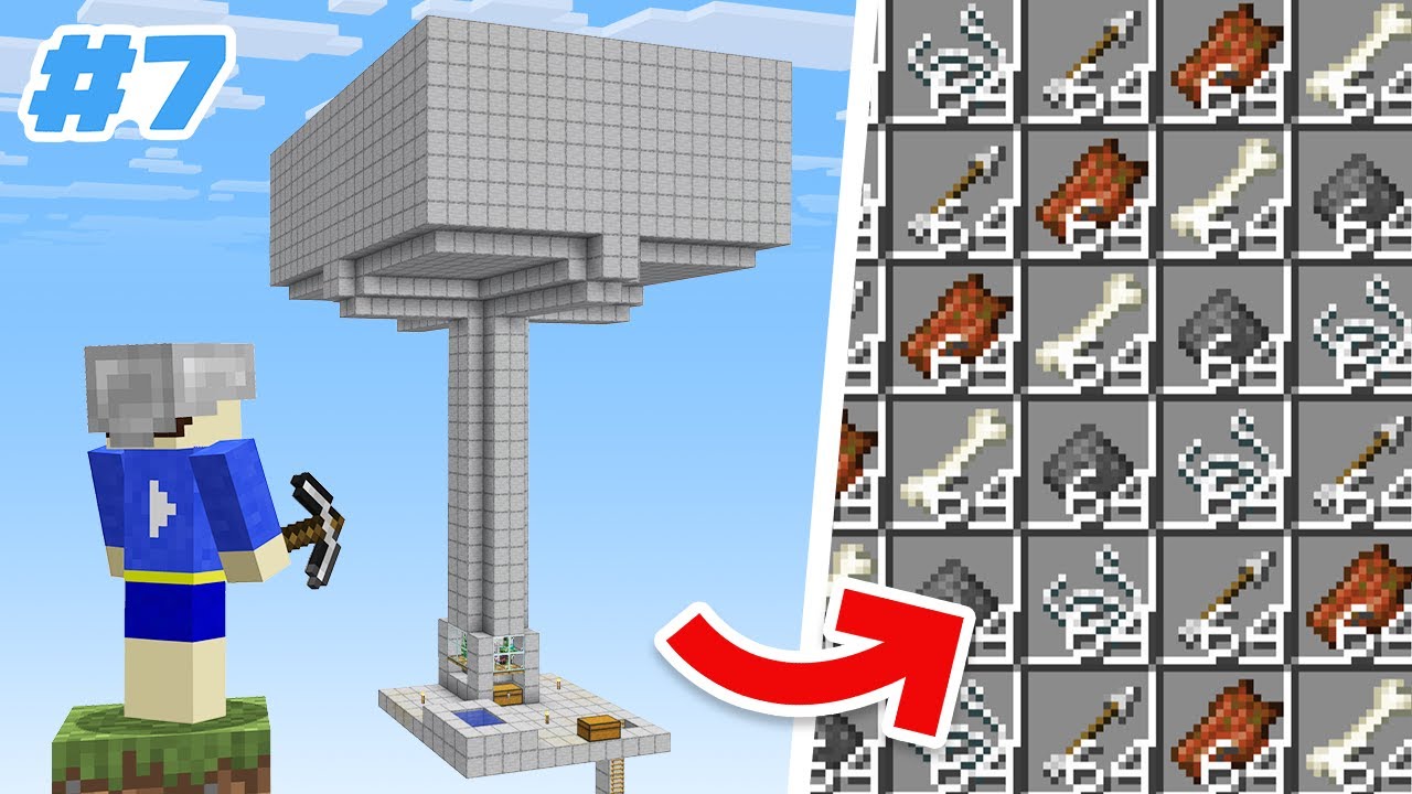【マイクラ】ついに念願の天空トラップタワーを作ったら効率良すぎて感動した！！Part7【はじめての地上生活】