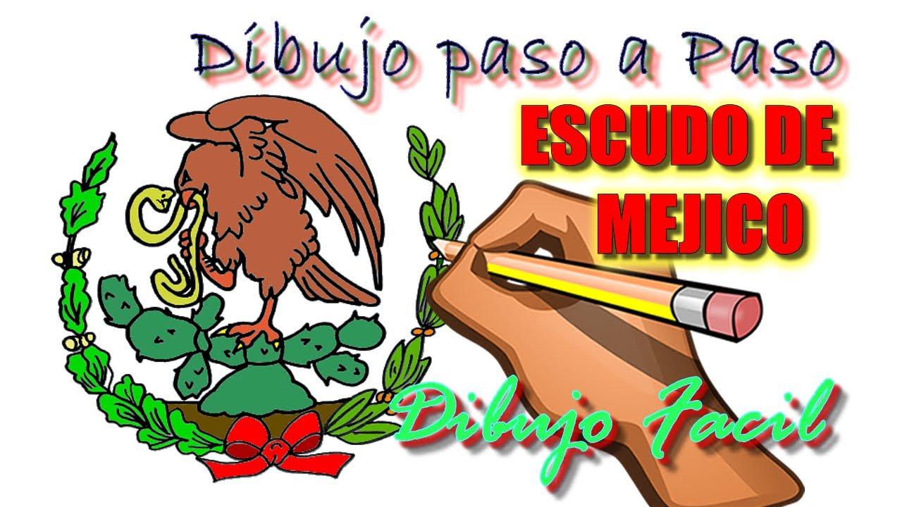 COMO DIBUJAR ESCUDO NACIONAL MEJICANO PASO A PASO / HOW TO DRAW MEXICO'S SHIELD STEP BY STEP