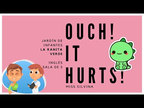Ouch! It hurts! | Inglés Sala de 5 | Miss Silvina | Jardín de Infantes La Ranita Verde