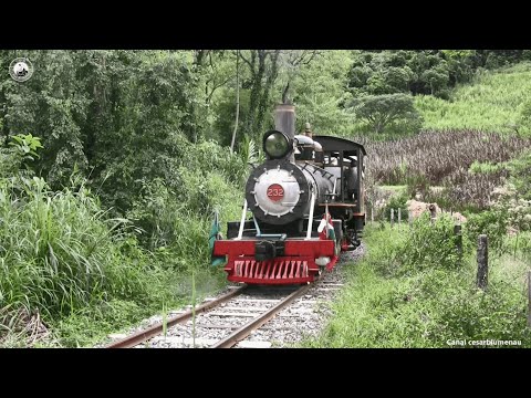 🇧🇷  (Classic Video) Dentro da cabine da 232 / Steam train cab ride - 2010 - Apiúna/SC - (Brasil)