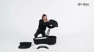 How to Attach the Lux Carry Cot Pack I PRIAM Stroller Travel System I CYBEX