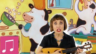 Animal Songs for Kids - Cows in the Kitchen Moo with Alina Celeste - Tom Farmer Nursery Rhymes
