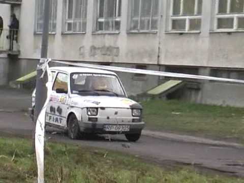 Łaba D. / Mirek Sz. - fiat 126p - KJS XXI Rajd Podkarpacki Krosno 22-11-2009