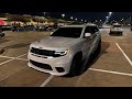 POV CUT UP IN SRT JEEP IN 5 O CLOCK TRAFFIC