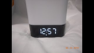How to set the time and alarm Alisten Bluetooth Speaker