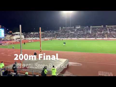 2019 Texas UIL State 6a Boys 200m Final