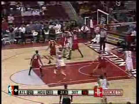 Yao Clutch Shot Vs Hawks 2004.02.22