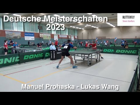 Manuel Prohaska - Lukas Wang | Deutsche Meisterschaften U19 2023 | Highlights