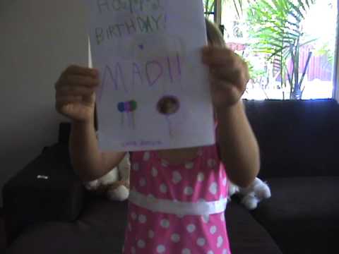 Happy birthday dear Madi!