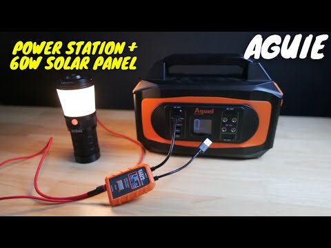 Aguei HT400 Power Station 🔋 and 60W Solar Panel ☀️