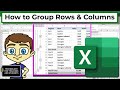 Grouping Rows And Columns In Excel