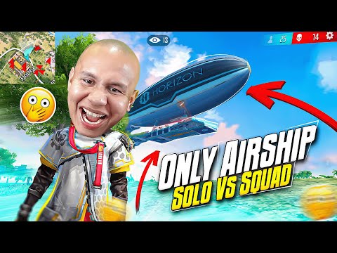 Airship Only Challenge in Solo Vs Squad 😎 Tonde Gamer - Free Fire Max