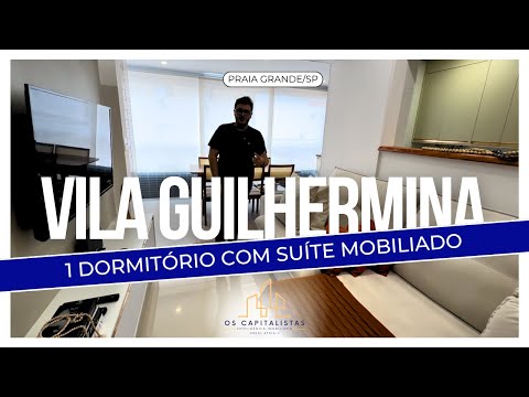 Mobiliado! Apartamento 1 dormitório com suíte na Guilhermina