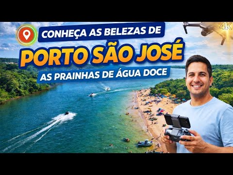 Rio Paraná e as Prainhas de Porto São José. 