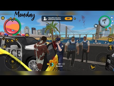 Rope Hero 3 I by Naxeex I Street fights with the police | Android GamePlay