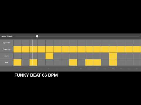 66 BPM Funky Beat