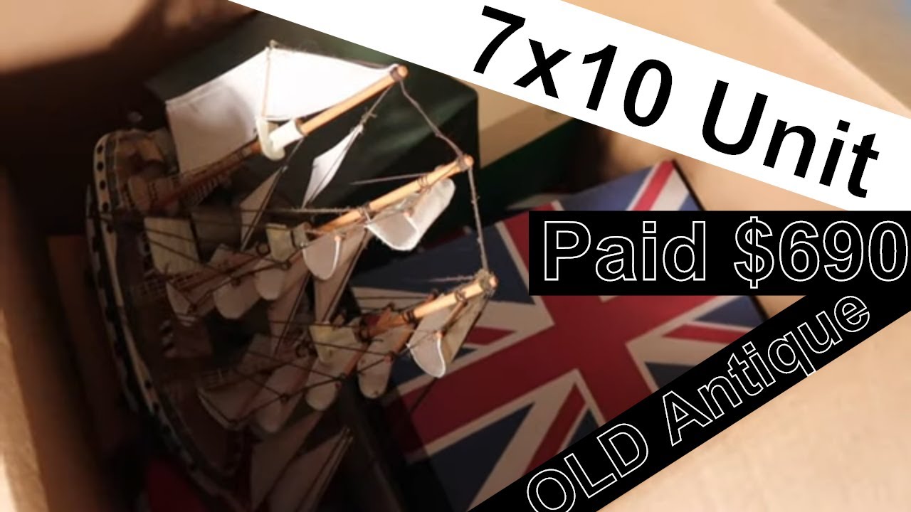 Won OLD ANTIQUE Storage Unit At Online Auction Paid $690