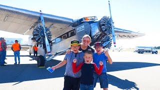 KIDS FIRST AIRPLANE RIDE!