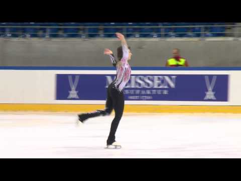 ISU 2014 Jr Grand Prix Dresden Ladies Short Program Jana COUFALOVA CZE