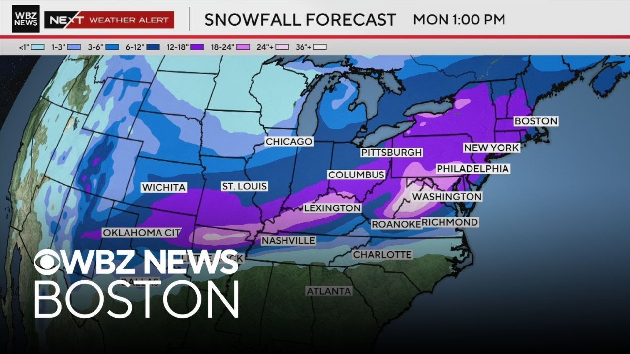 Forecast update on major weekend storm that could bring a foot of snow or more to northeast