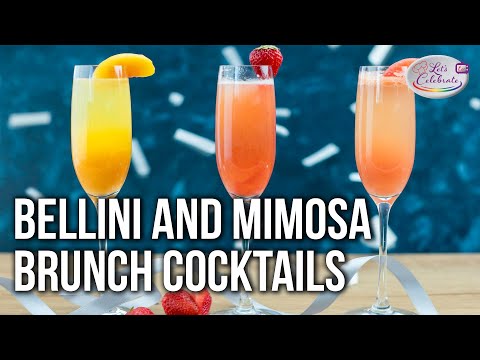 The Bellini and Mimosa - The Best Champagne Brunch Cocktails