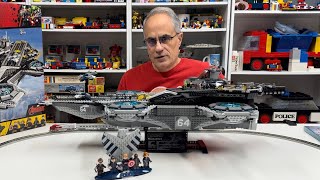 Took 10 years to finish - LEGO 76042 S.H.IE.L.D. Helicarrier